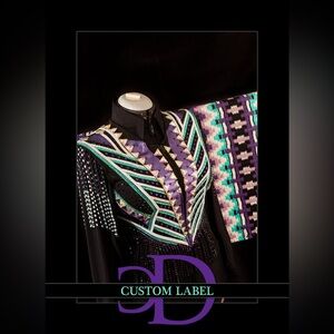 Horse Show Vest Set XL by DC CUSTOM LABEL -High End Custom
